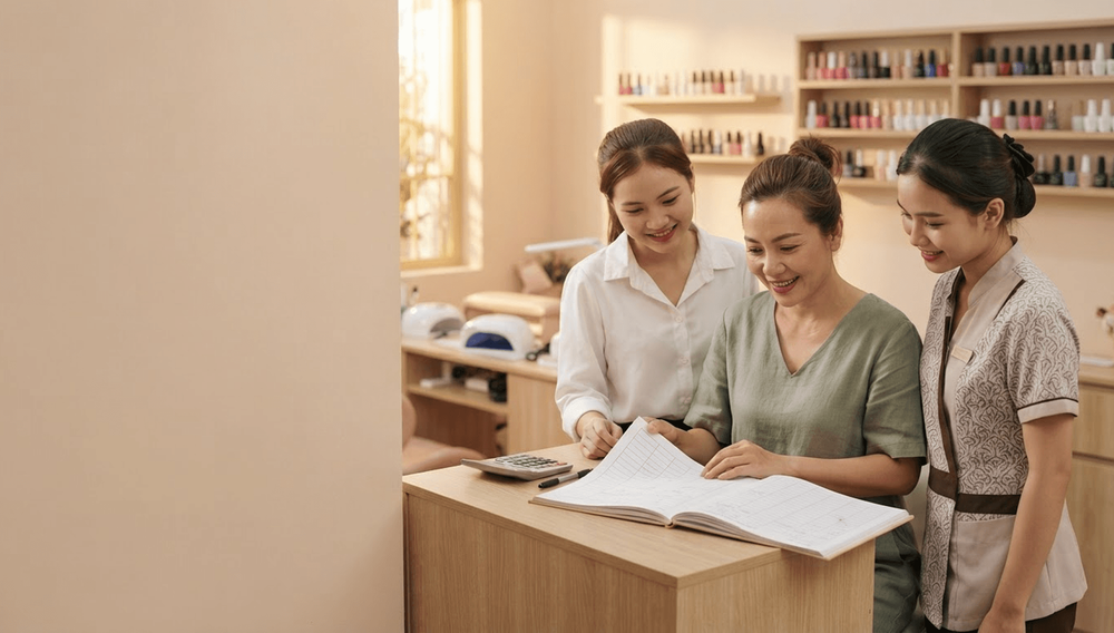 Cách tính lương thợ nail: cứng hay hoa hồng?