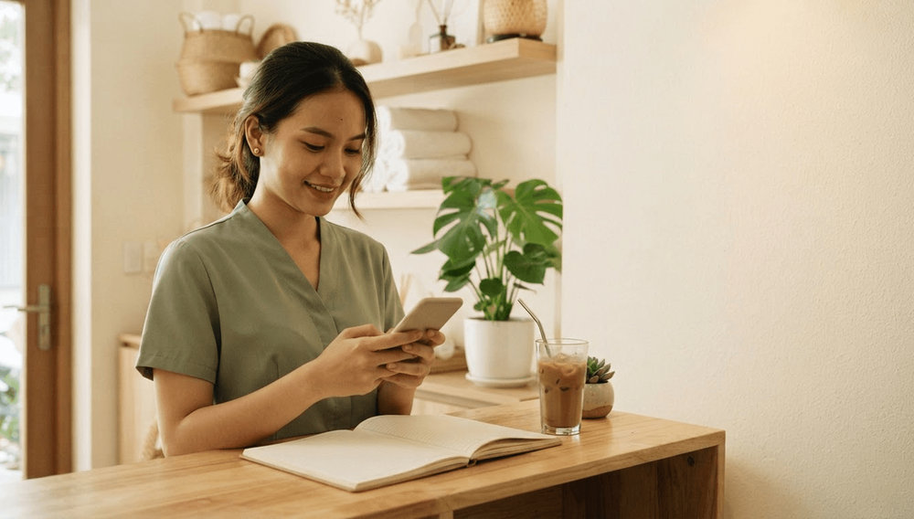 Mẫu tin nhắn trả lời khách spa: chép là dùng